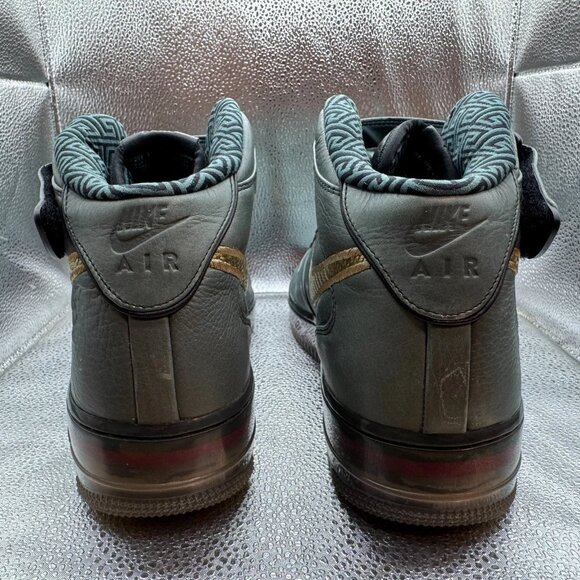 Size 12 Nike Air Force 1  Sprm Mx 07 Mid Gray Mens Lace-Up‎ Sneaker 316665-321 - Picture 7 of 14